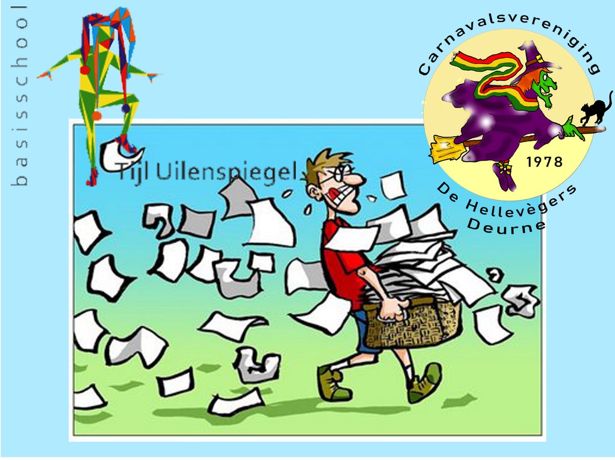 Oud Papier ophalen - Samenwerking BS Tijl Uilenspiegel en Hellevègers