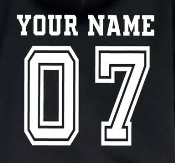 Sweatshirt Personalization