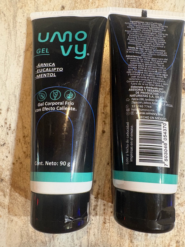 2 Pack UMOVY Gel     NEW 2 PACK DEAL