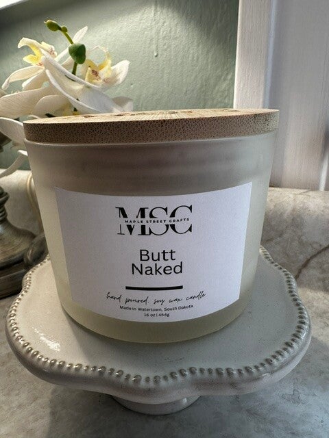 Butt Naked 16 oz candle