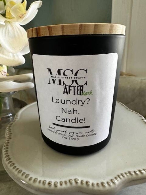 Laundry? Nah. Candle.  7 oz candle
