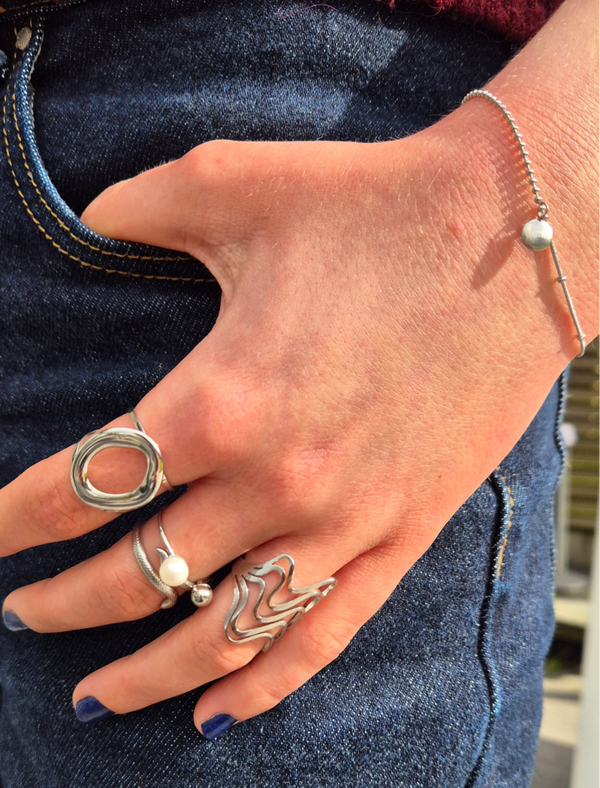 Fijne armband met Lucky-bedeltje