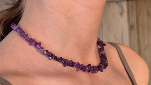 Halsketting Amethist