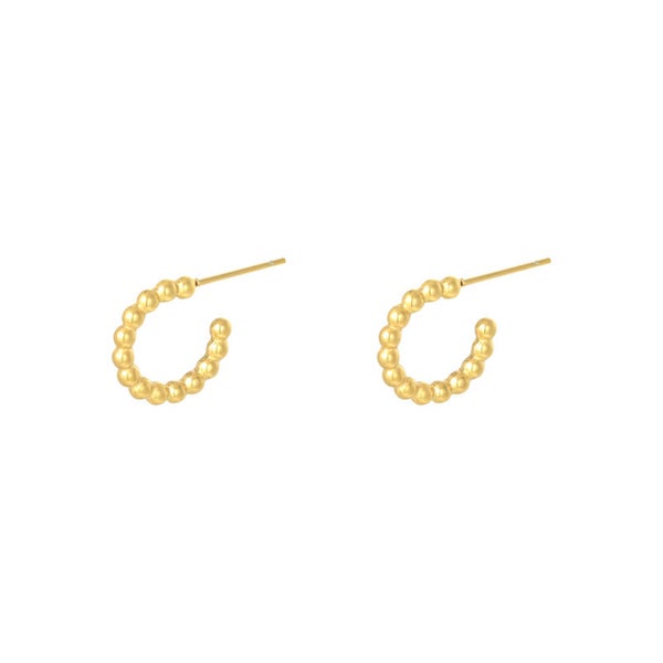 Mini dotted hoops