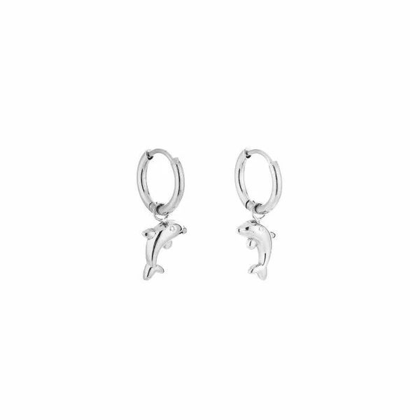 Dolfijn hanger zilver