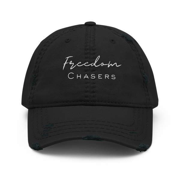 Distressed Hat " Freedom Chasers"