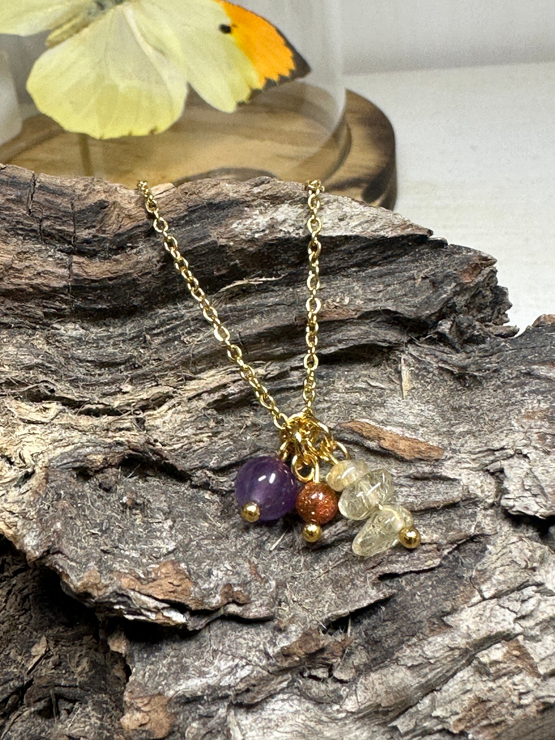 halsketting edelsteen