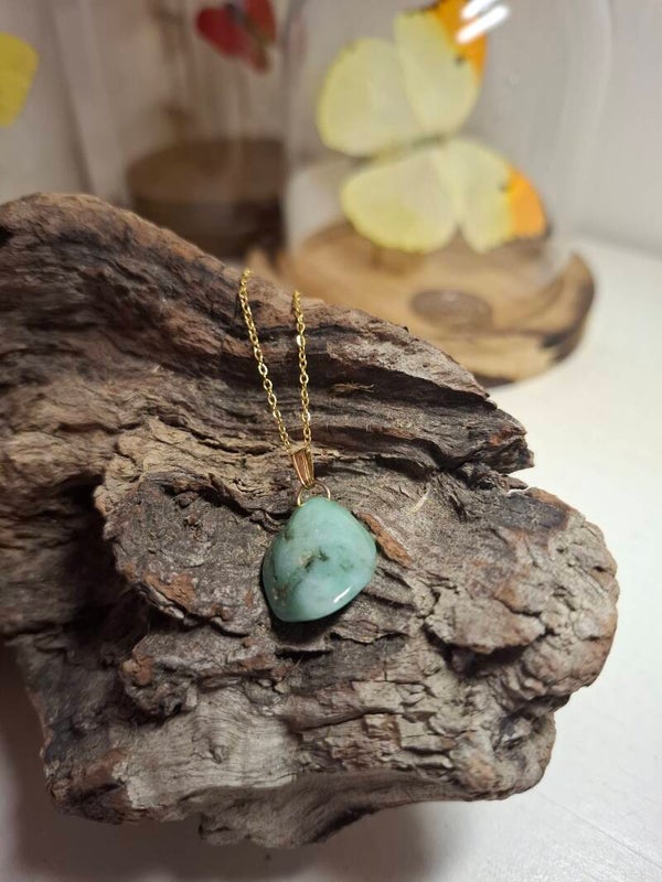 halsketting smaragd hanger