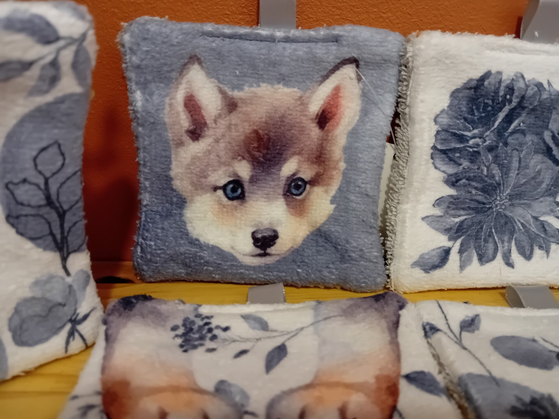 Carrés lavables thème Louveteau (CL8)