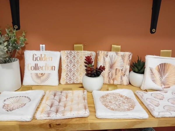 Carrés lavables Golden Art  (CL42)