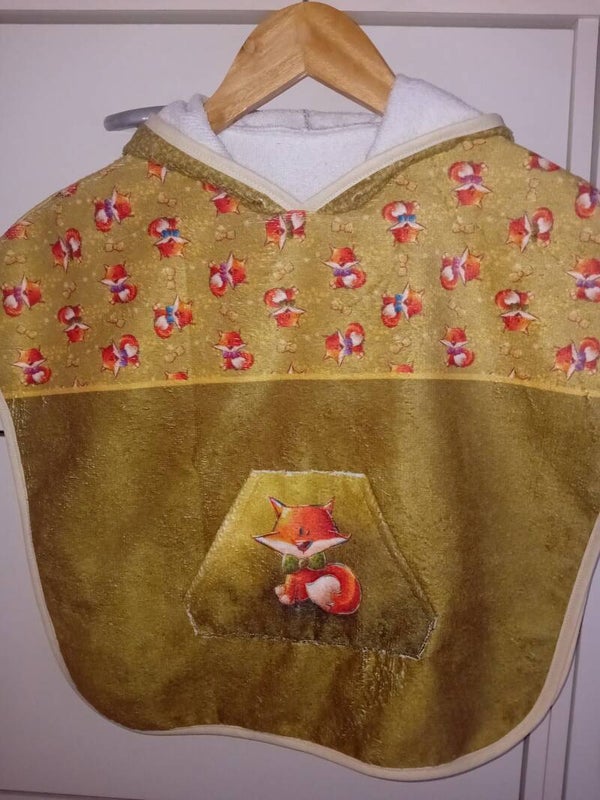 Poncho de bain Renard
