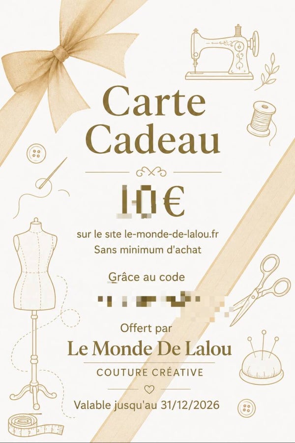 Carte cadeau 🎁