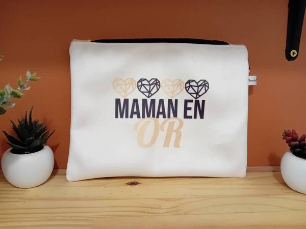 Pochette plate Maman