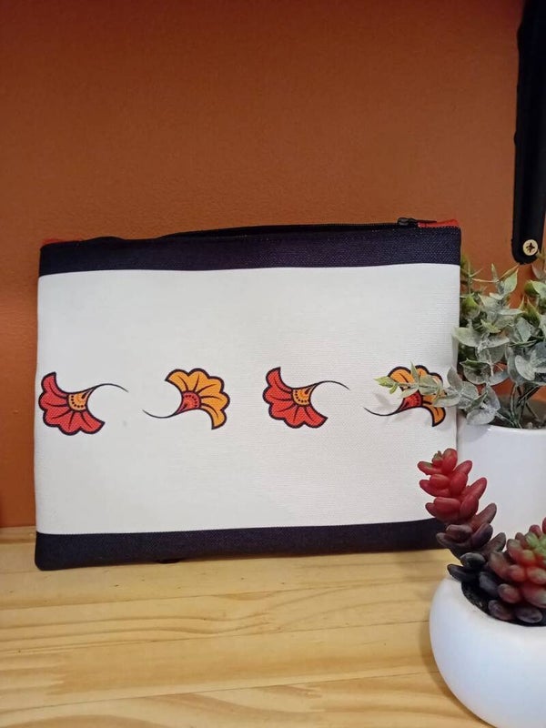 Pochette plate Fleurs