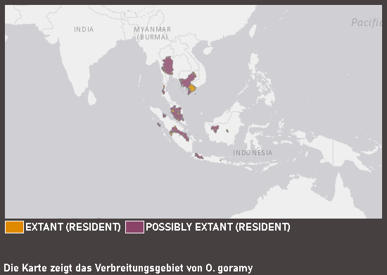 Verbreitungskarte Riesengurami