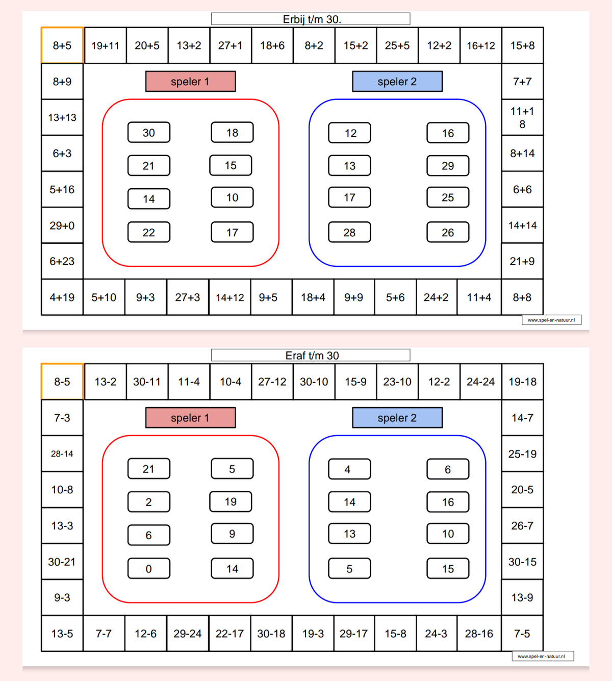 Rekenen groep 3 | www.spel-en-natuur.nl