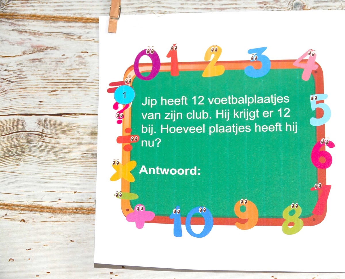 Redactiesommen groep 4 / Rekenen groep 4 | www.spel-en-natuur.nl