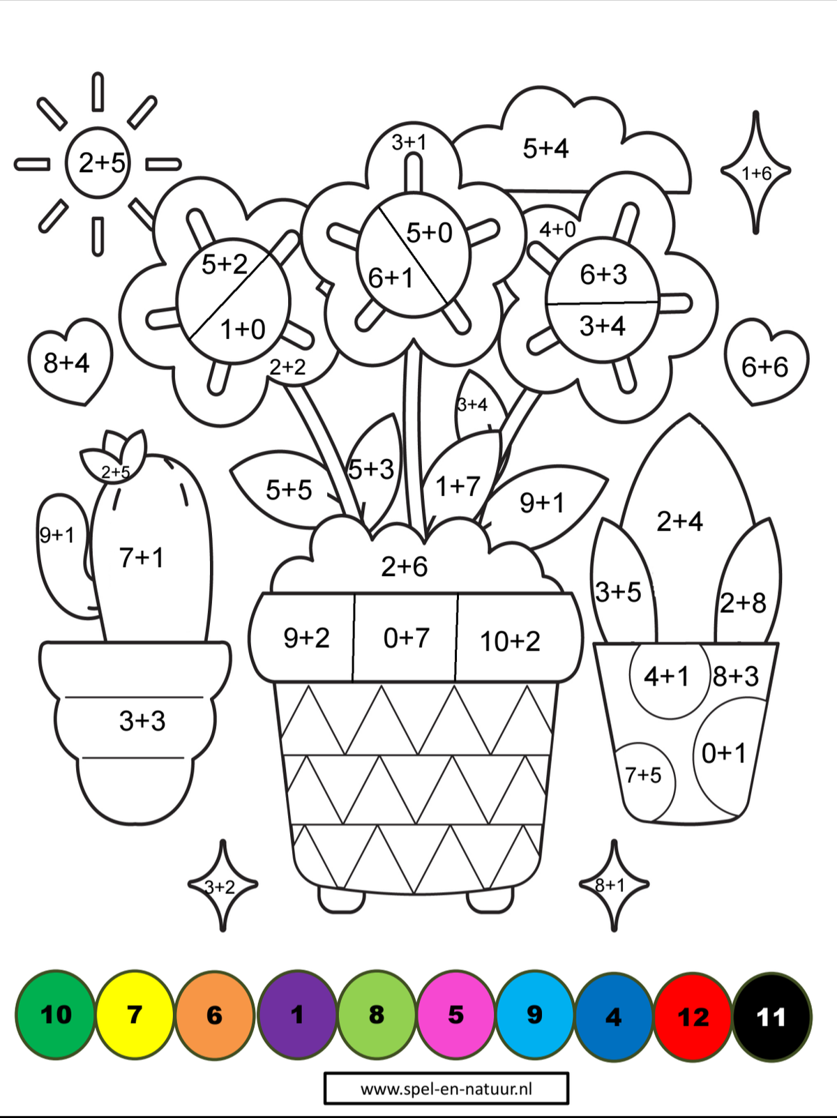 Rekenen groep 3 | www.spel-en-natuur.nl