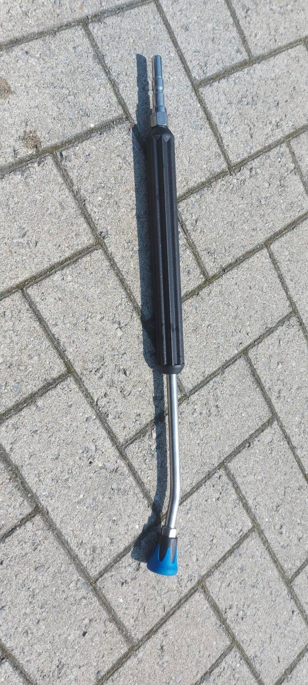 Hogedruklans - 500 mm - met steeknippel - excl. sproeier - RVS