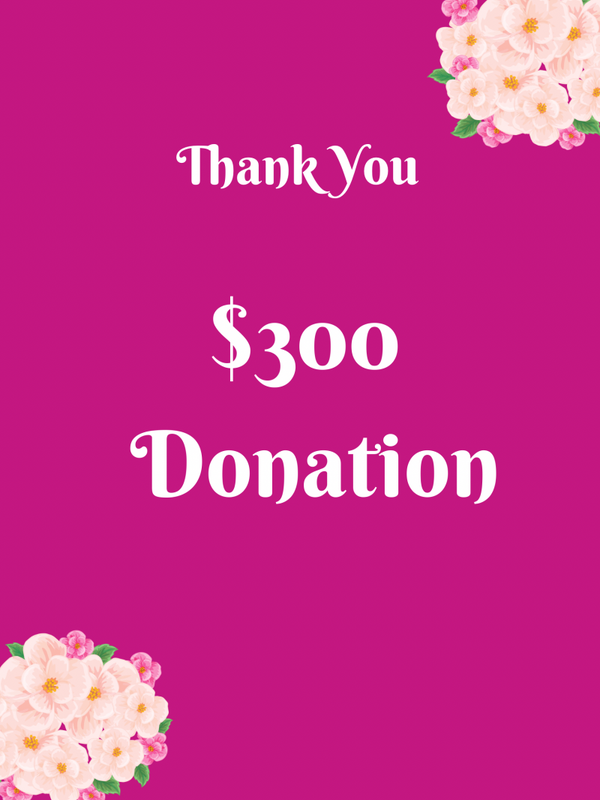 $300 Donation