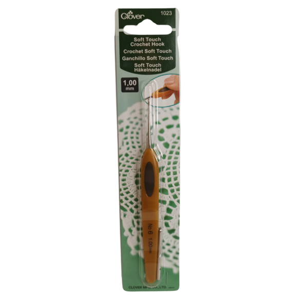 Clover Soft Touch haaknaald 1mm