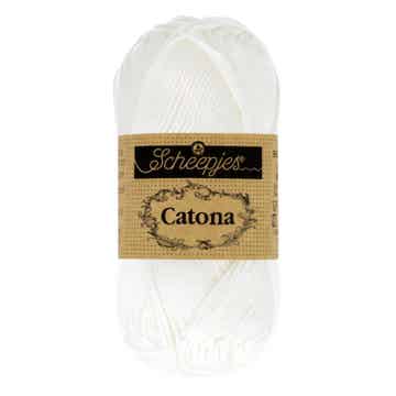 Scheepjes Catona 106 Snow White (wit) - 25gr