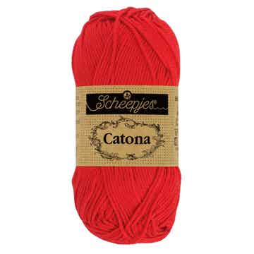 Scheepjes Catona 115 Hot Red (vurig rood) - 25gr