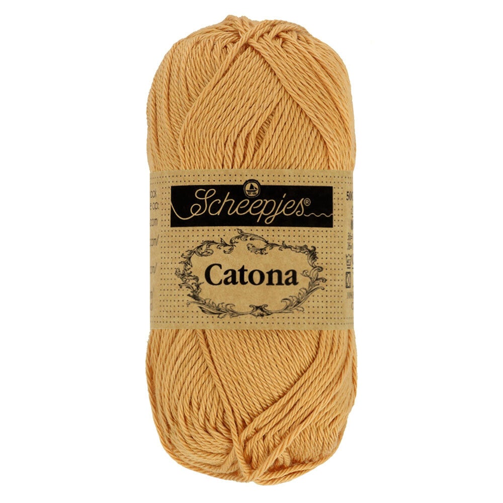 Scheepjes Catona 179 Topaz (stro geel) - 50gr