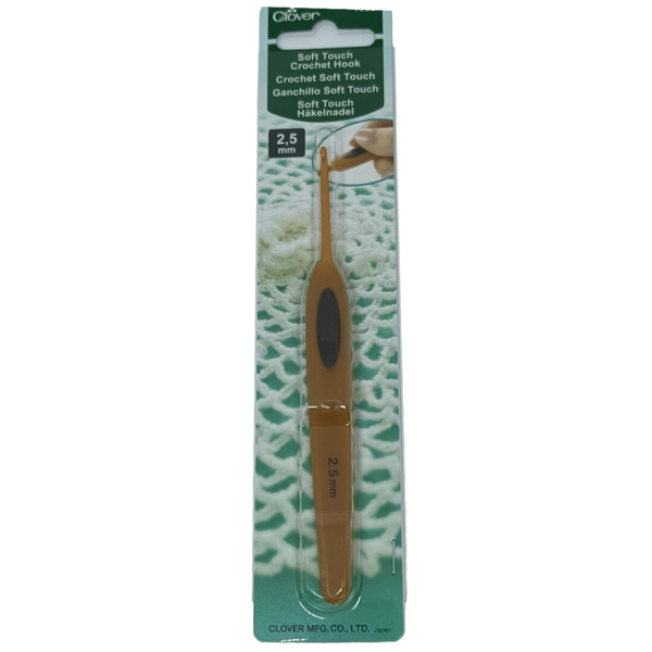 Clover Soft Touch haaknaald 2,5mm