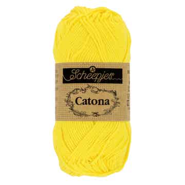 Scheepjes Catona 280 Lemon (citroen geel) - 25gr
