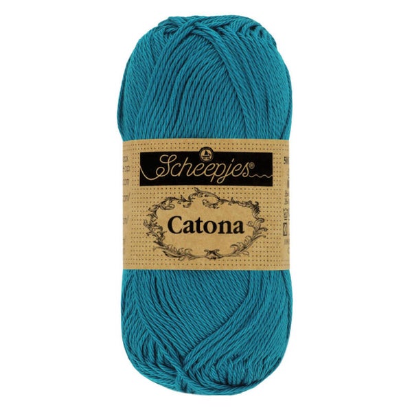 Scheepjes Catona 400 Petrol Blue - 50gr