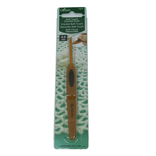 Clover Soft Touch haaknaald 4mm