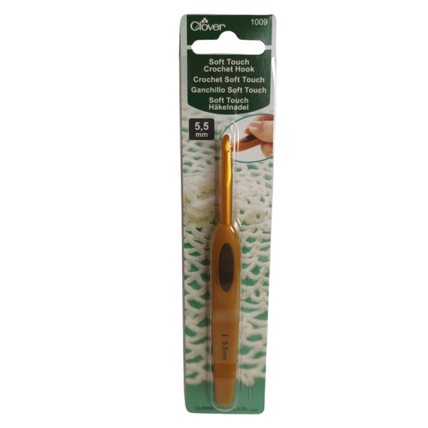 Clover Soft Touch haaknaald 5,5mm