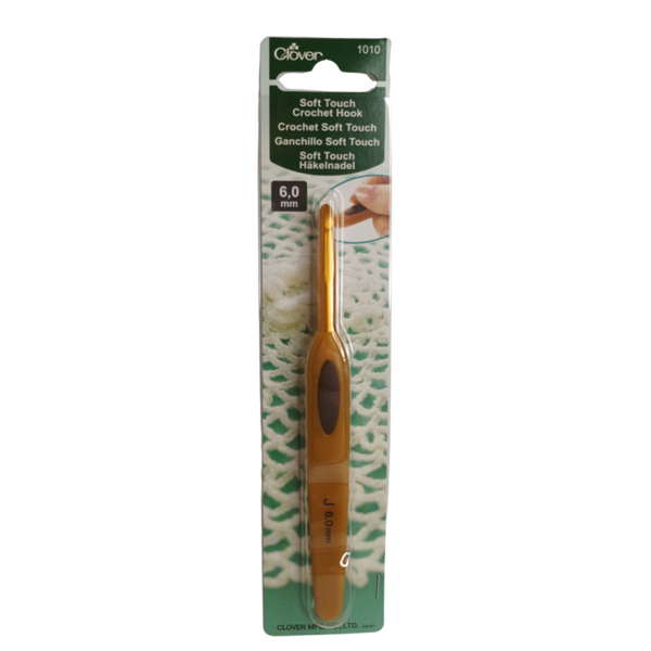 Clover Soft Touch haaknaald 6mm