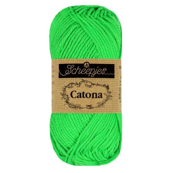 Scheepjes Catona 602 Neon Green - 50gr