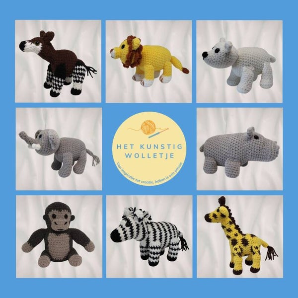 Bundel 8 dieren | haakpatroon