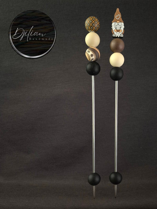 1 set van 2 ami-sticks - koffie kabouter