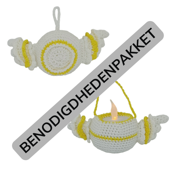 Benodigdhedenpakket - 2 Kerstboomhangers engel
