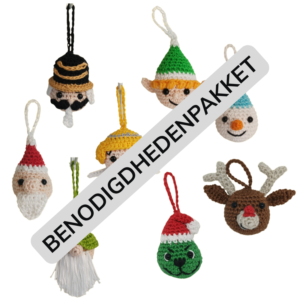 Benodigdhedenpakket - 8 Kersthangers