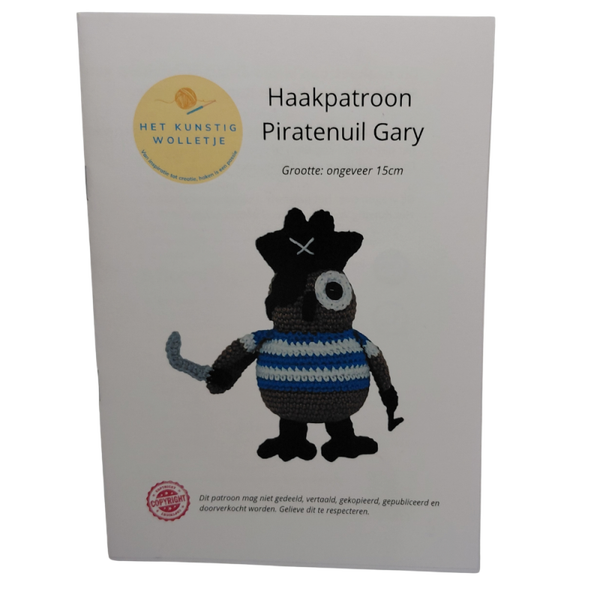 Patroonboekje A5 piratenuil Gary