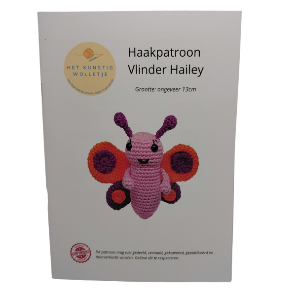 Patroonboekje A5 Vlinder Hailey