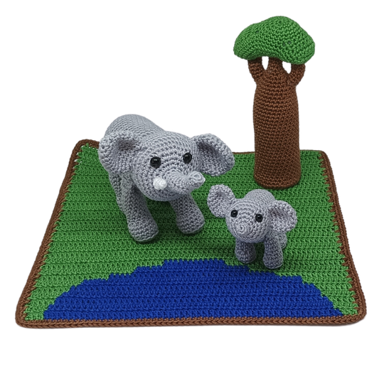 Olifantenverblijf | haakpatroon