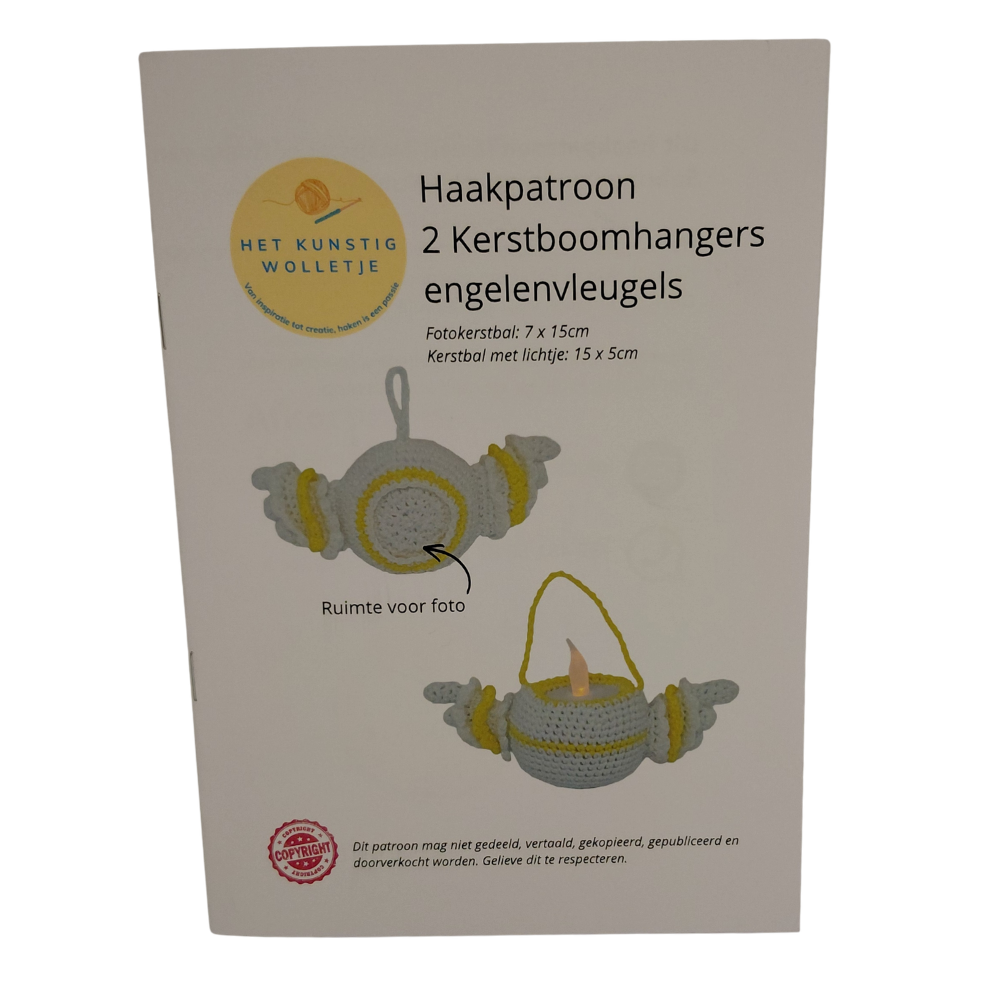 Patroonboekje A5 Kerstboomhangers Engel