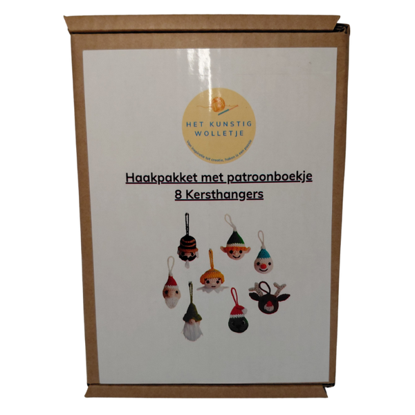 Haakpakket - 8 Kersthangers