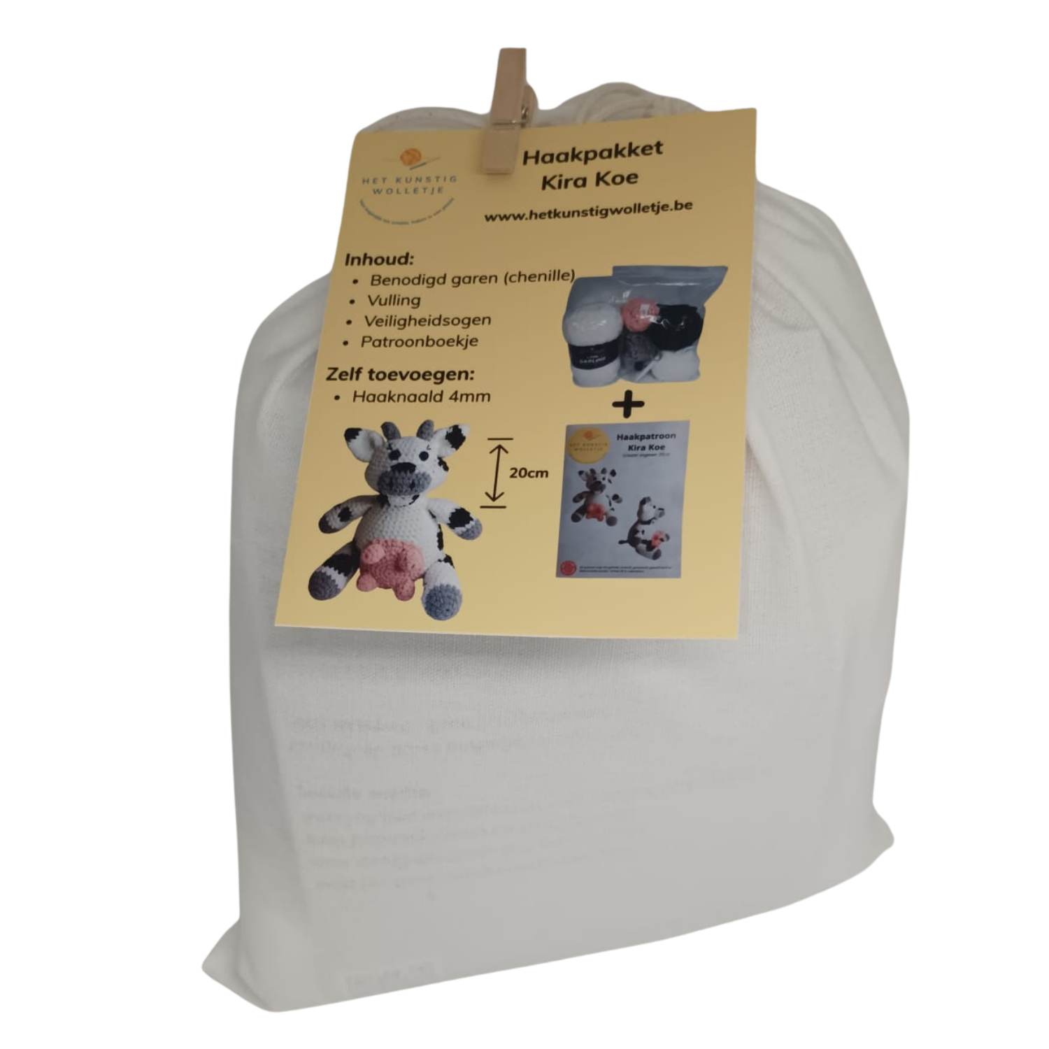 Haakpakket met patroon - Kira Koe