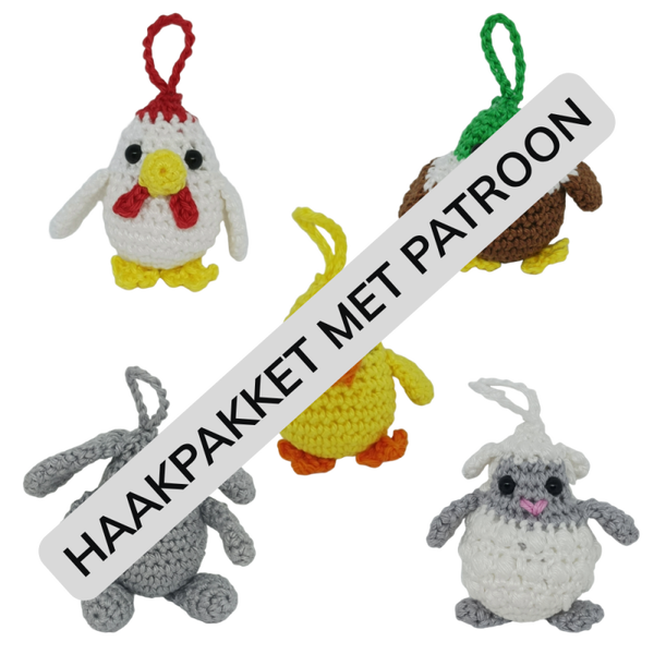 Haakpakket - 5 Paashangers