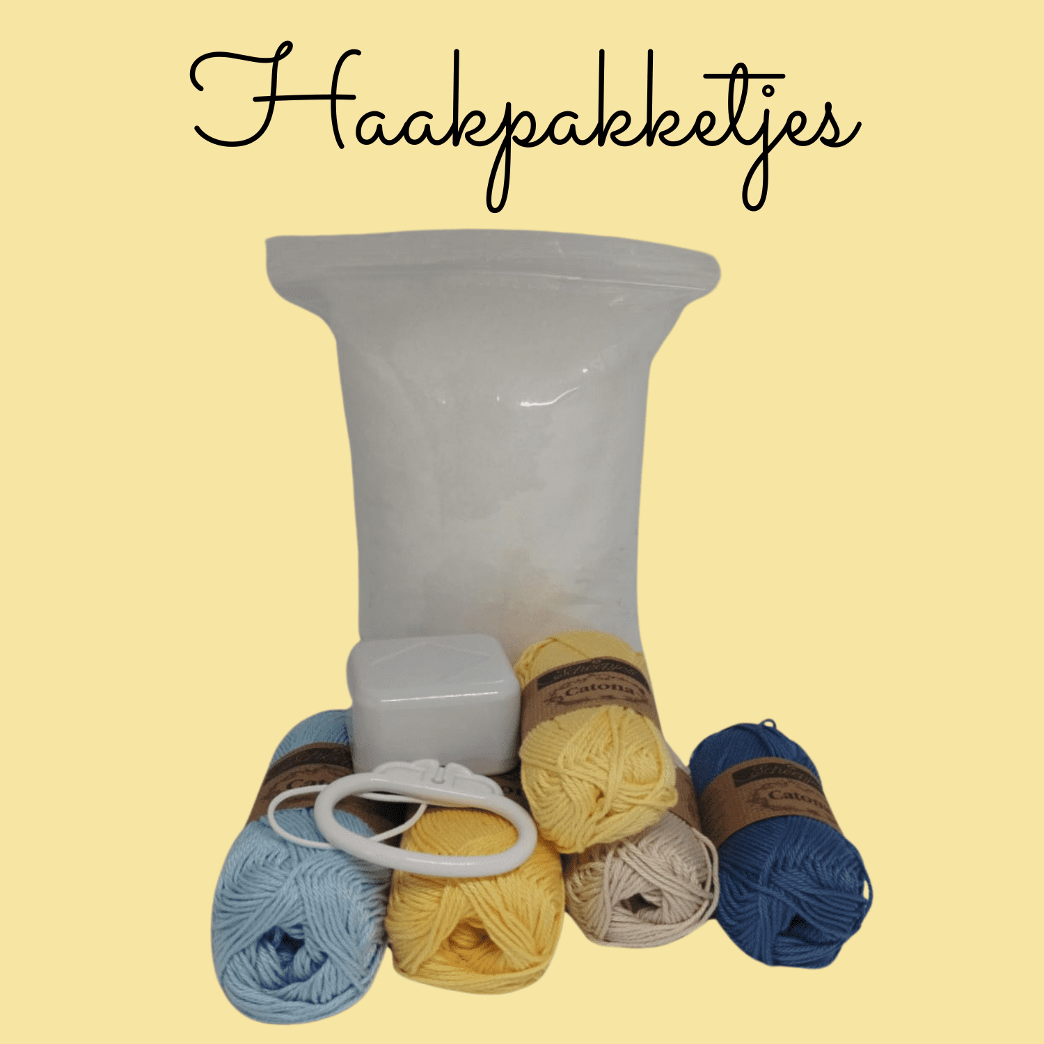 Haakpakketjes en benodigdhedenpakketjes