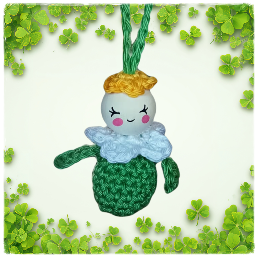 bloemenpoppetje gehaakt