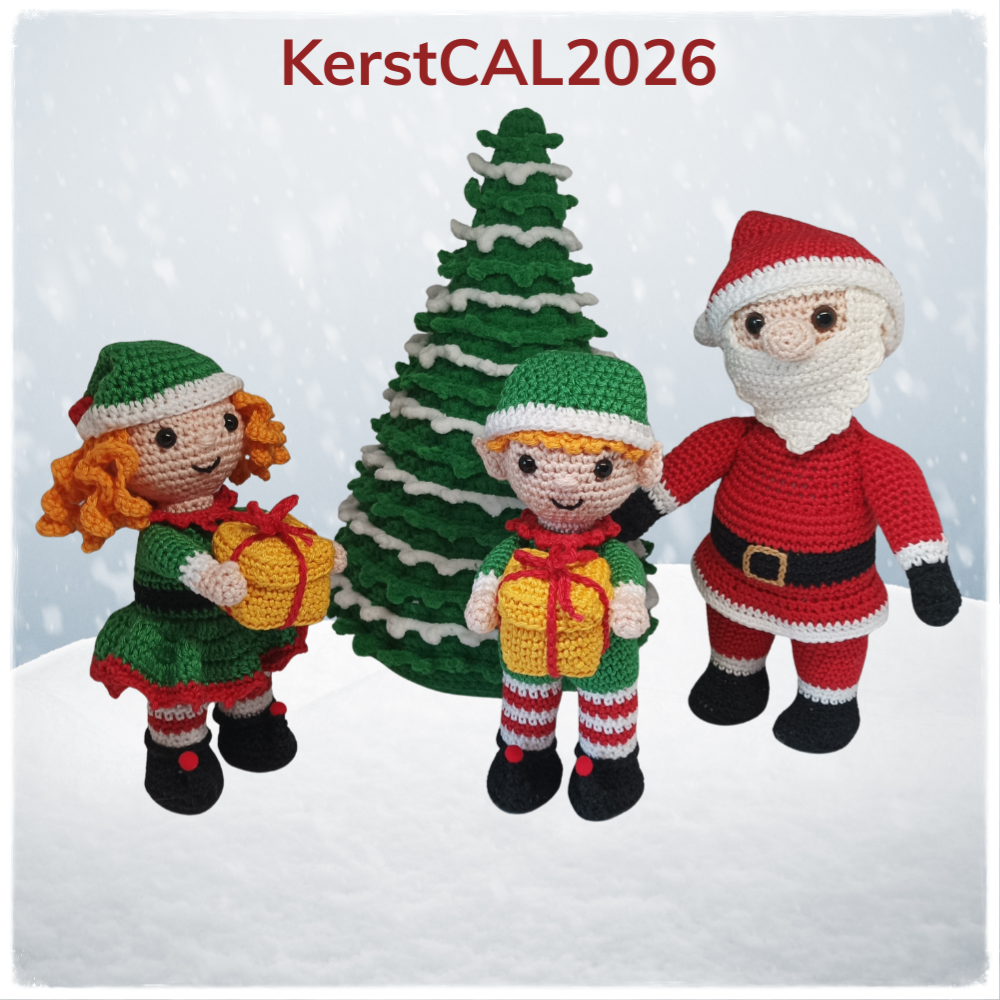 KerstCAL2026: haak de kerstman met zijn elfjes