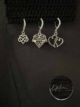 3 hartjes - setje steekmarkeerders